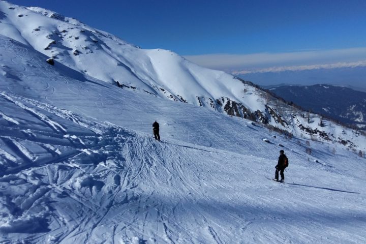 Schi fahren in Gulmarg, Kaschmir, Indien, Himalaya