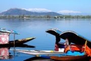 Kaschmir Indien Reise - Shikara Boote auf dem Dalsee in Srinagar, Indien, Kaschmir