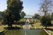 Nishat Bagh Moghulgarten in Srinagar, Kaschmir, Indien