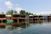 Hausboote auf dem Dal Lake in Srinagar, Kaschmir, Indien