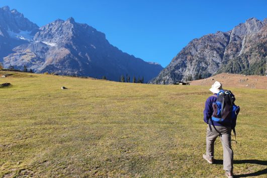 Kaschmir Urlaub - Thajiwas Glacier Wanderung Sonamarg, Kaschmir, Indien