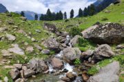 Urlaub in Indien - Lidderwat Trek in Aru Valley Pahalgam, Kaschmir