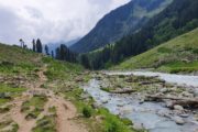 Urlaub in Indien - Lidderwat Trek in Aru Valley Pahalgam, Kaschmir